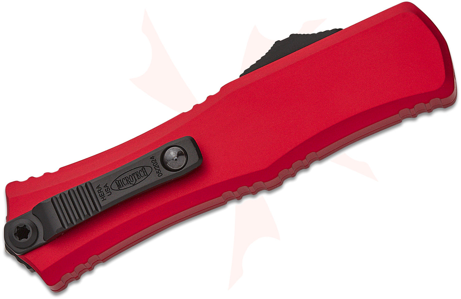 Microtech 1705M-1RD Hera II Mini OTF AUTO Knife 3" M390MK Black Recurve ...