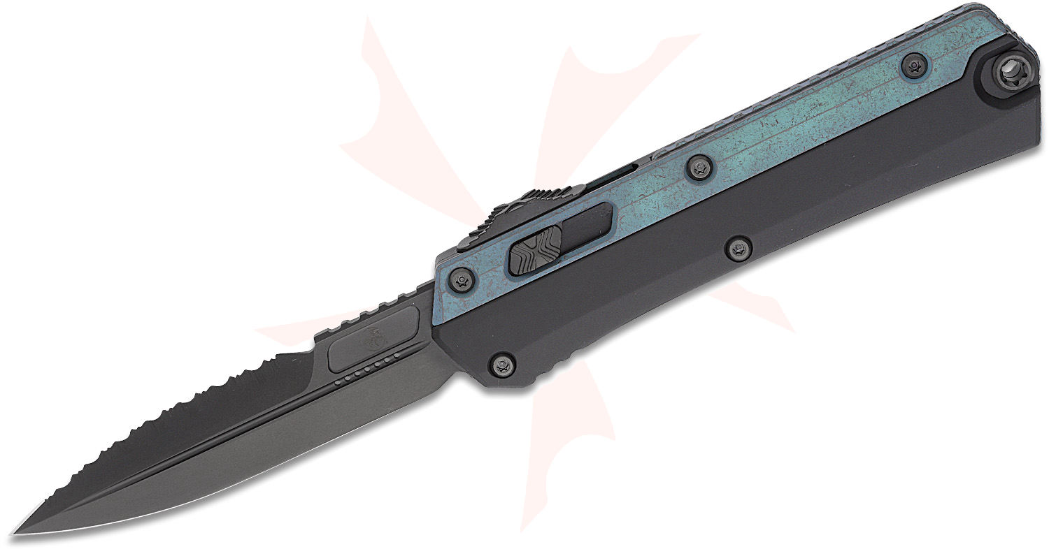 Microtech 184-2DLCAG Signature Series Glykon AUTO OTF Knife 3.75