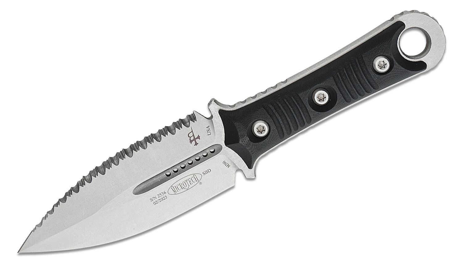 Cold Steel 88CDEA Cinquedea Fixed 14.5 Double Edged Carbon Steel Blade,  Rosewood Handle - KnifeCenter