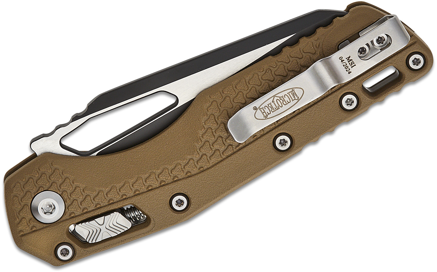Microtech Small Microtech 210T-2PMDE MSI RAM-LOK Manual Folding Knife 3.88