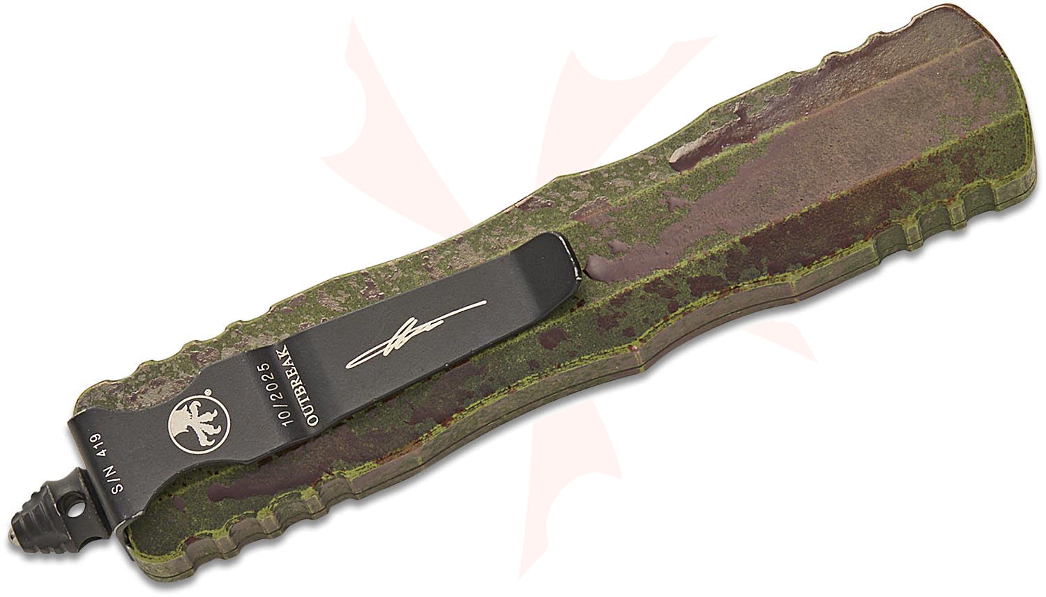 Microtech 225-1OBDS Signature Series Dirac AUTO OTF Knife 2.92" Bohler ...