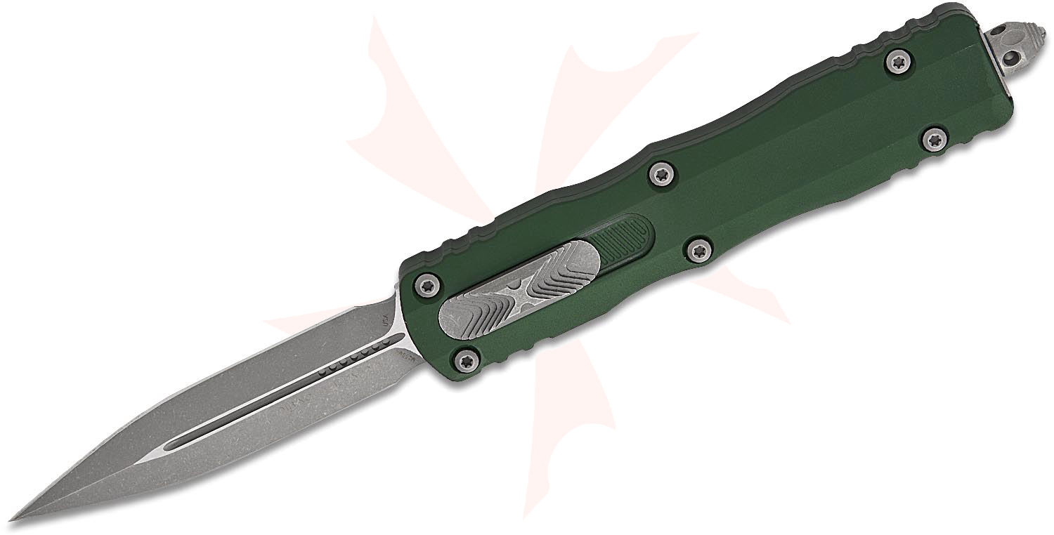 Microtech 227-10APEG Dirac Delta AUTO OTF Knife 3.79