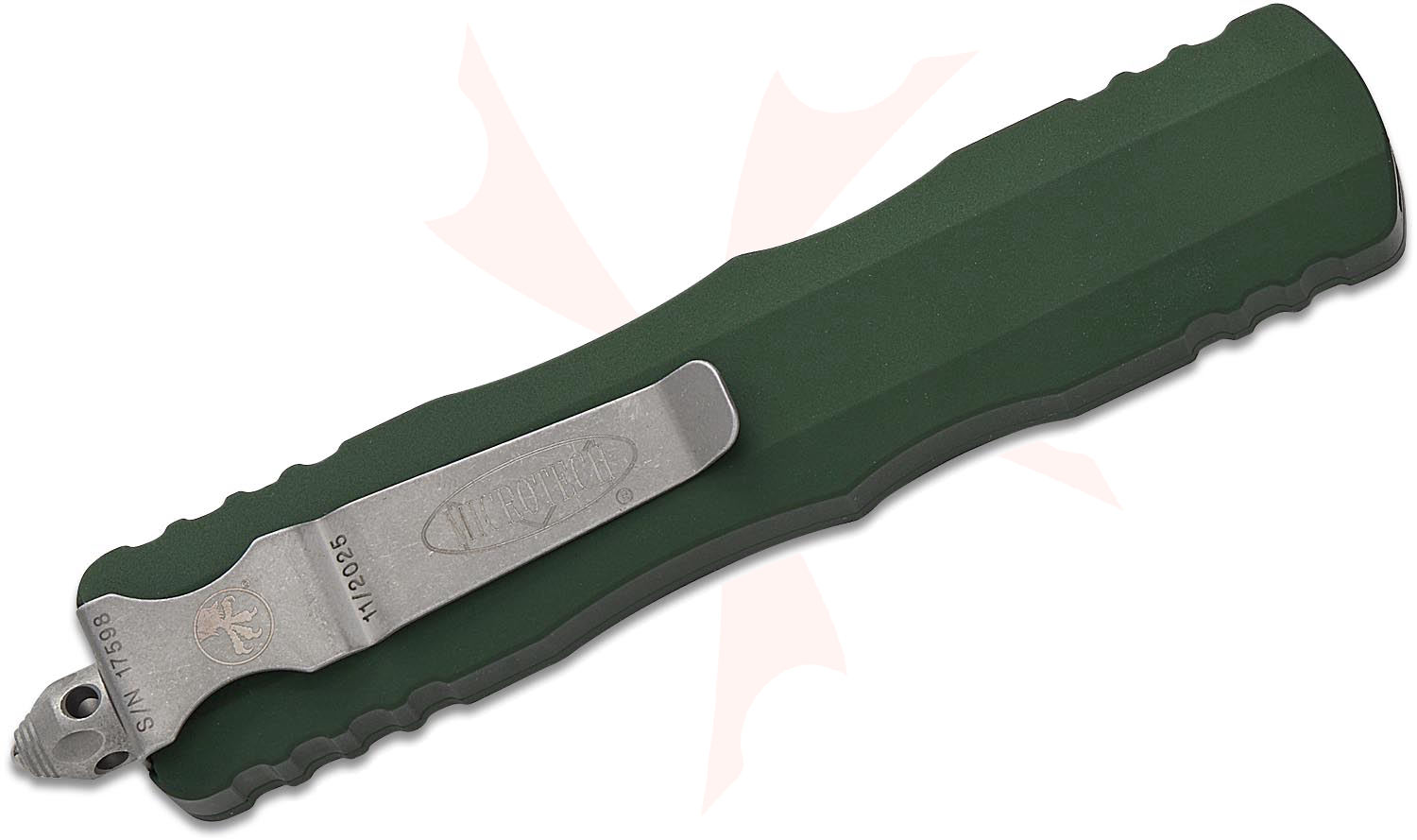 Microtech 227-10APEG Dirac Delta AUTO OTF Knife 3.79