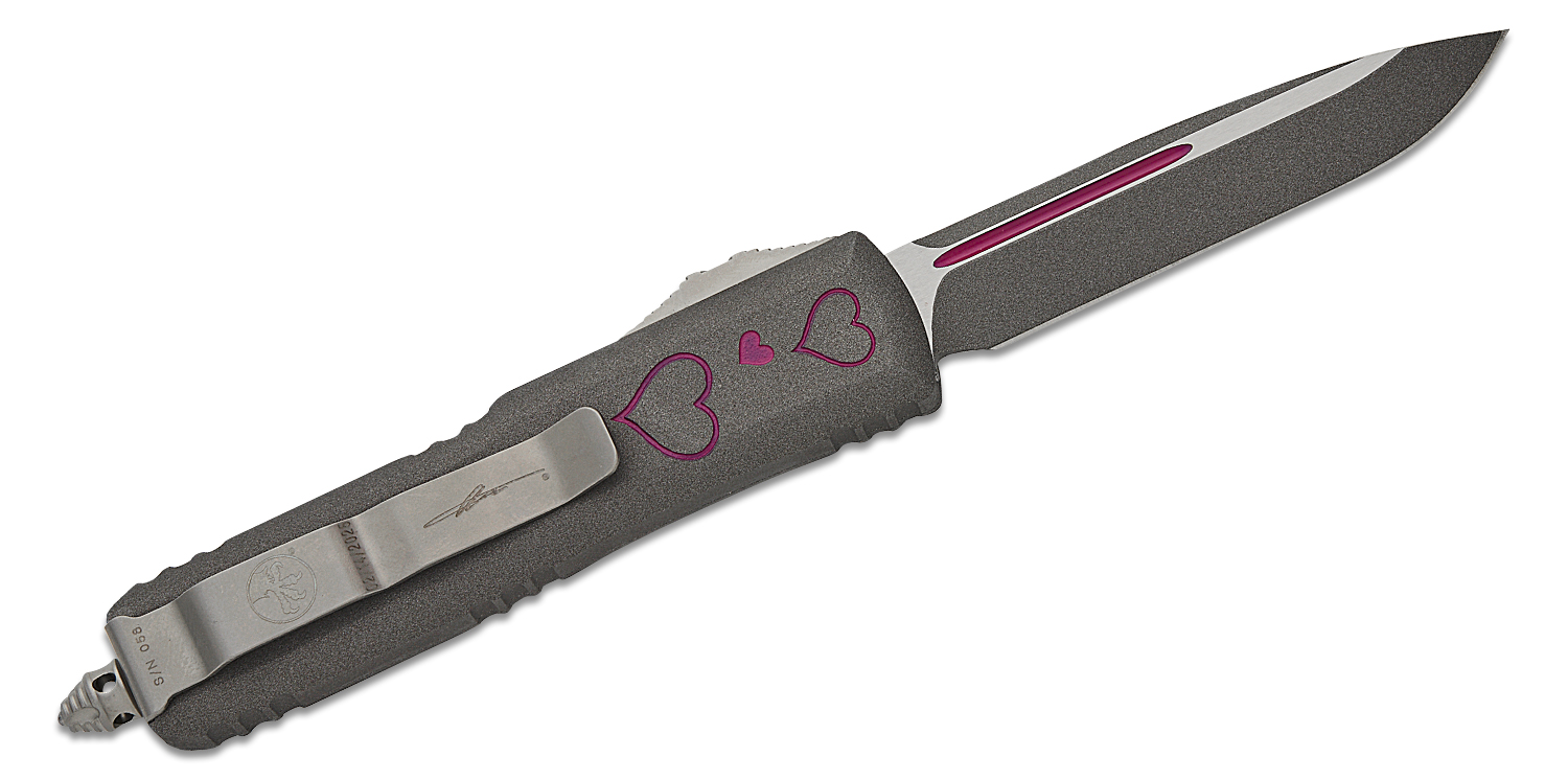 Microtech 231-1VNS Signature Series UTX-85 Valentine's Day AUTO