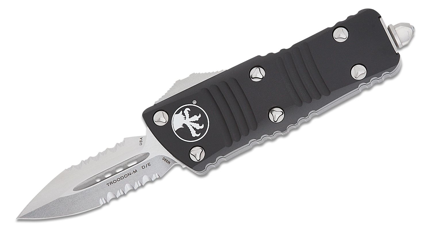 Mini Black Automatic OTF Knife Stainless Steel