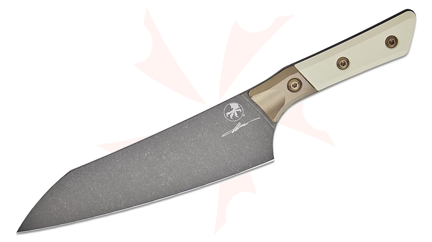 Microtech 3000B-1DLCIVS Signature Series Kitchen Chef's Knife 8