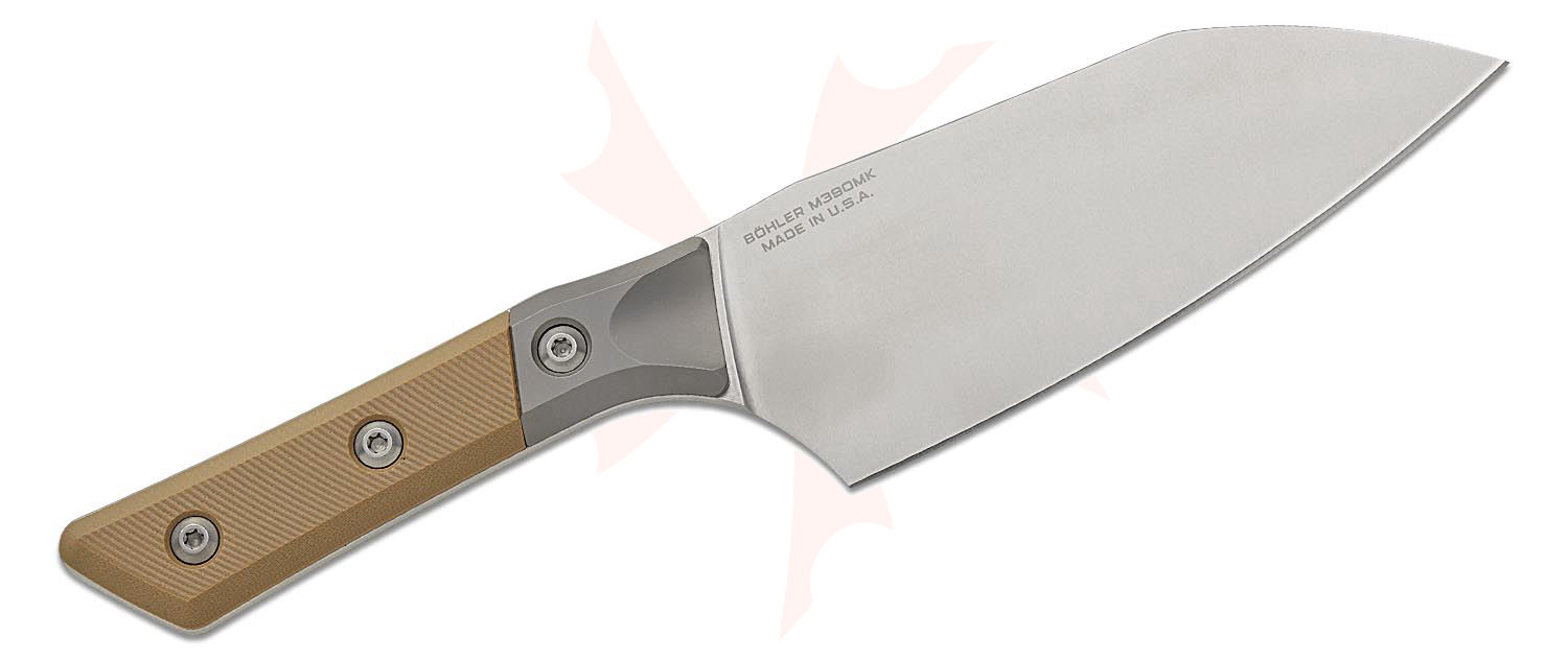 Microtech 3200b 10ce Kitchen Santoku Knife 6 M390mk Stonewashed Blade 