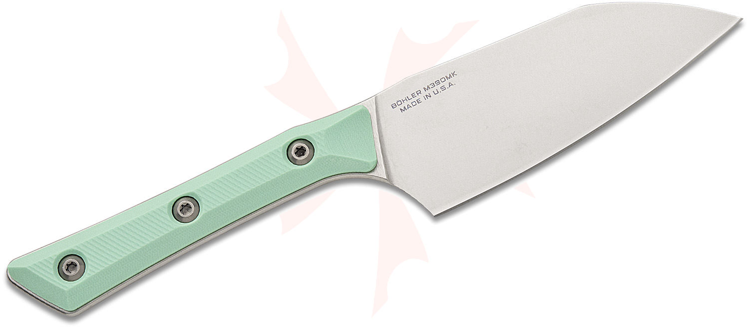 Microtech 3300 10ca Kitchen Santoku Knife 42 M390mk Stonewashed Blade 