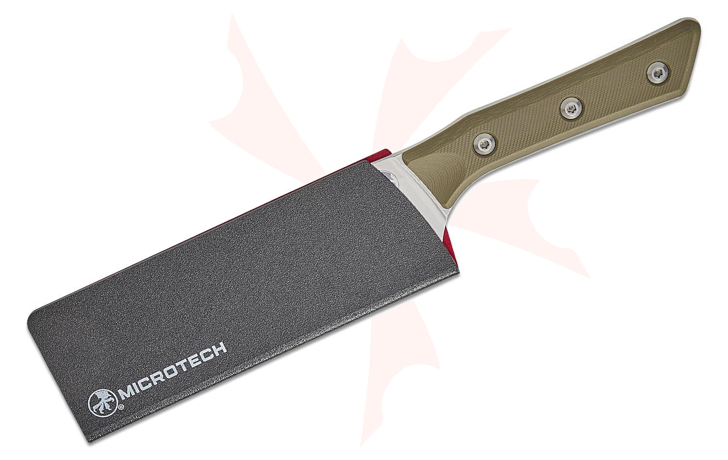 Microtech 3300 10od Kitchen Santoku Knife 42 M390mk Stonewashed Blade 