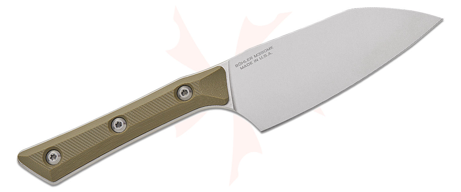 Microtech 3300 10ce Kitchen Santoku Knife 42 M390mk Stonewashed Blade 