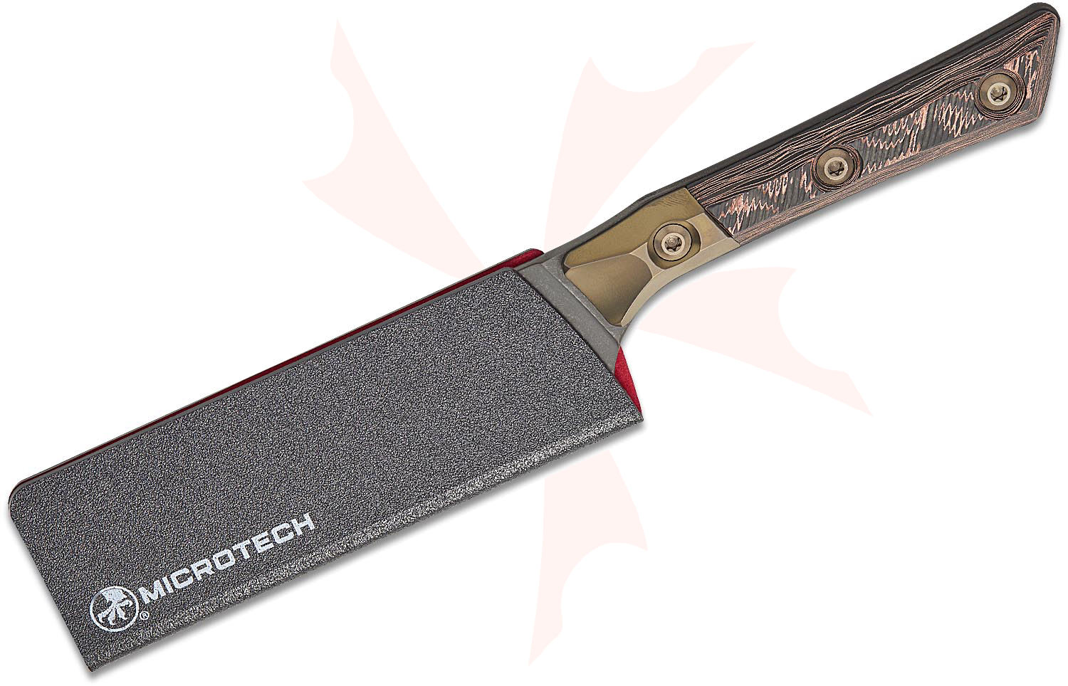 Microtech 3300b 1dlclwcfs Kitchen Santoku Knife 42 M390mk Stonewashed 