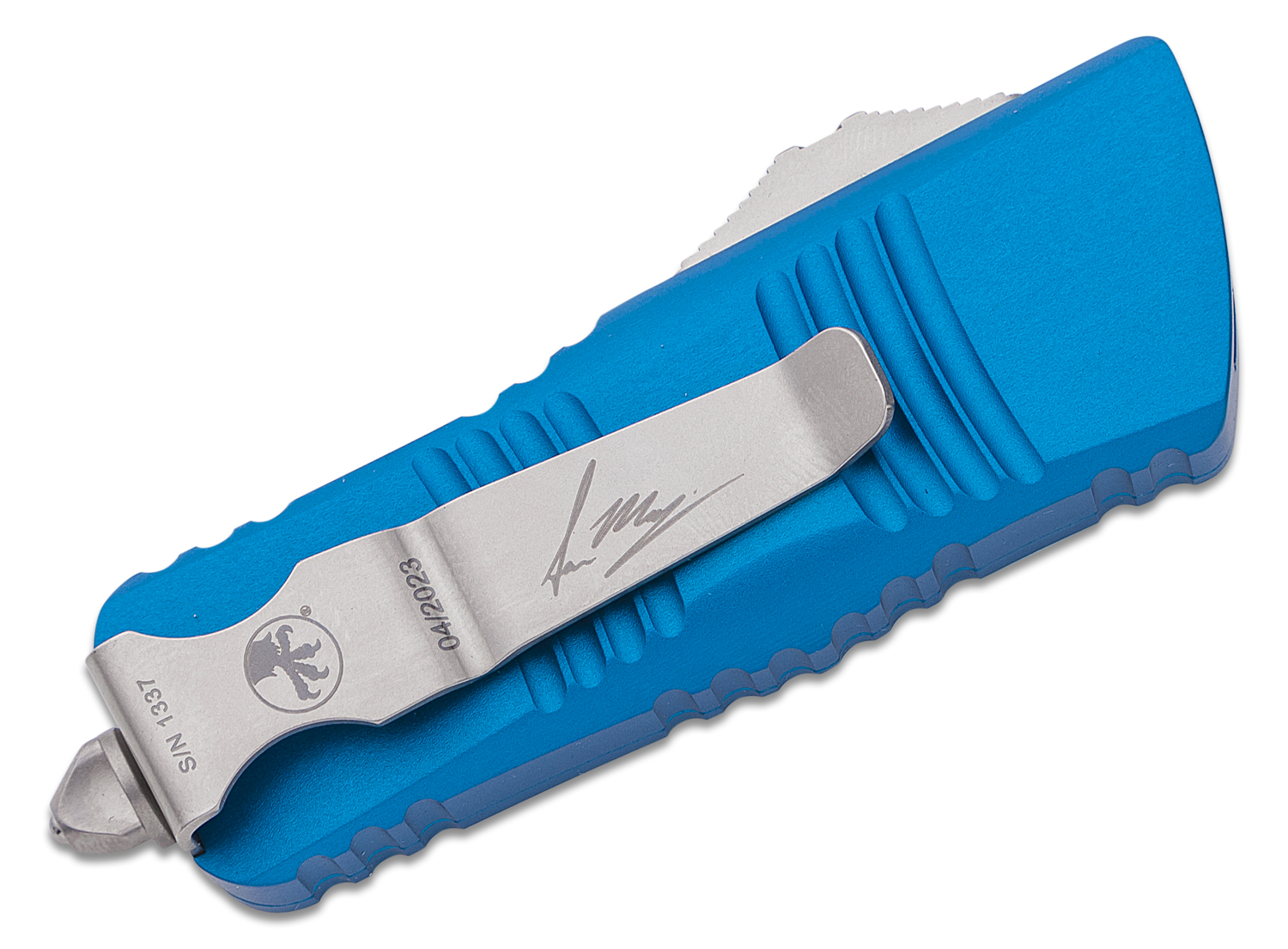 Microtech 819-10BLS Signature Series Troodon Mini OTF AUTO Knife 1.99 ...