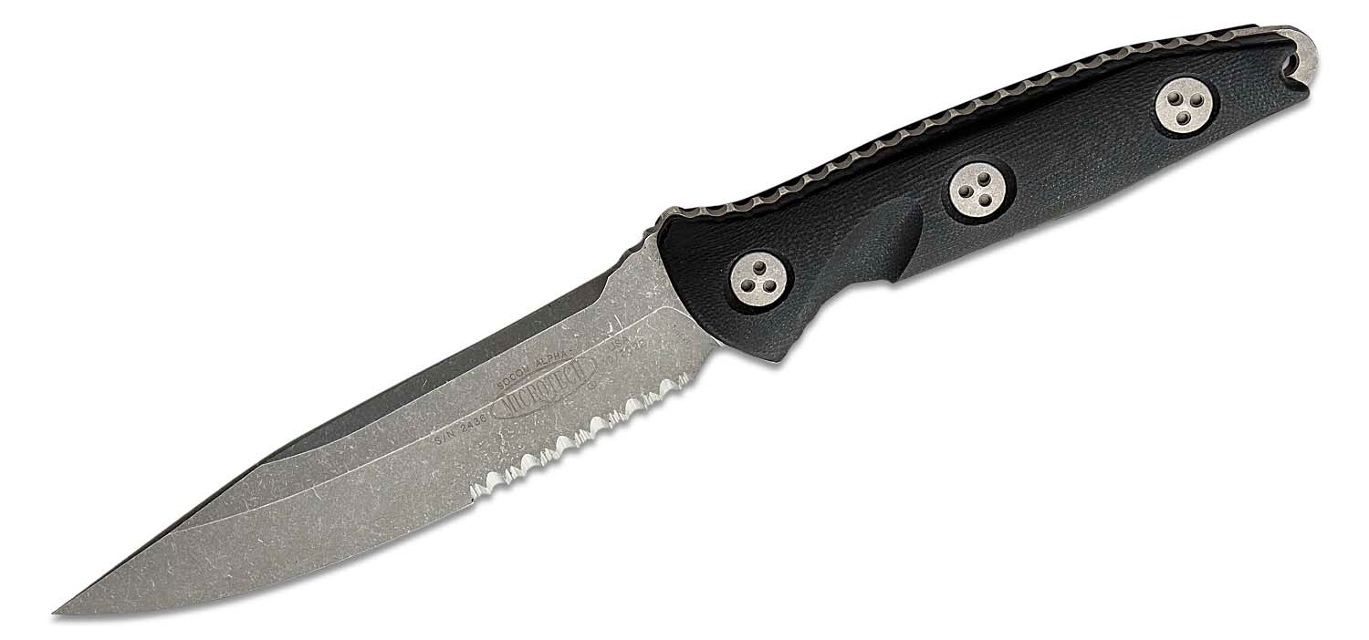 Microtech 113-11AP Socom Alpha Fixed 5.45