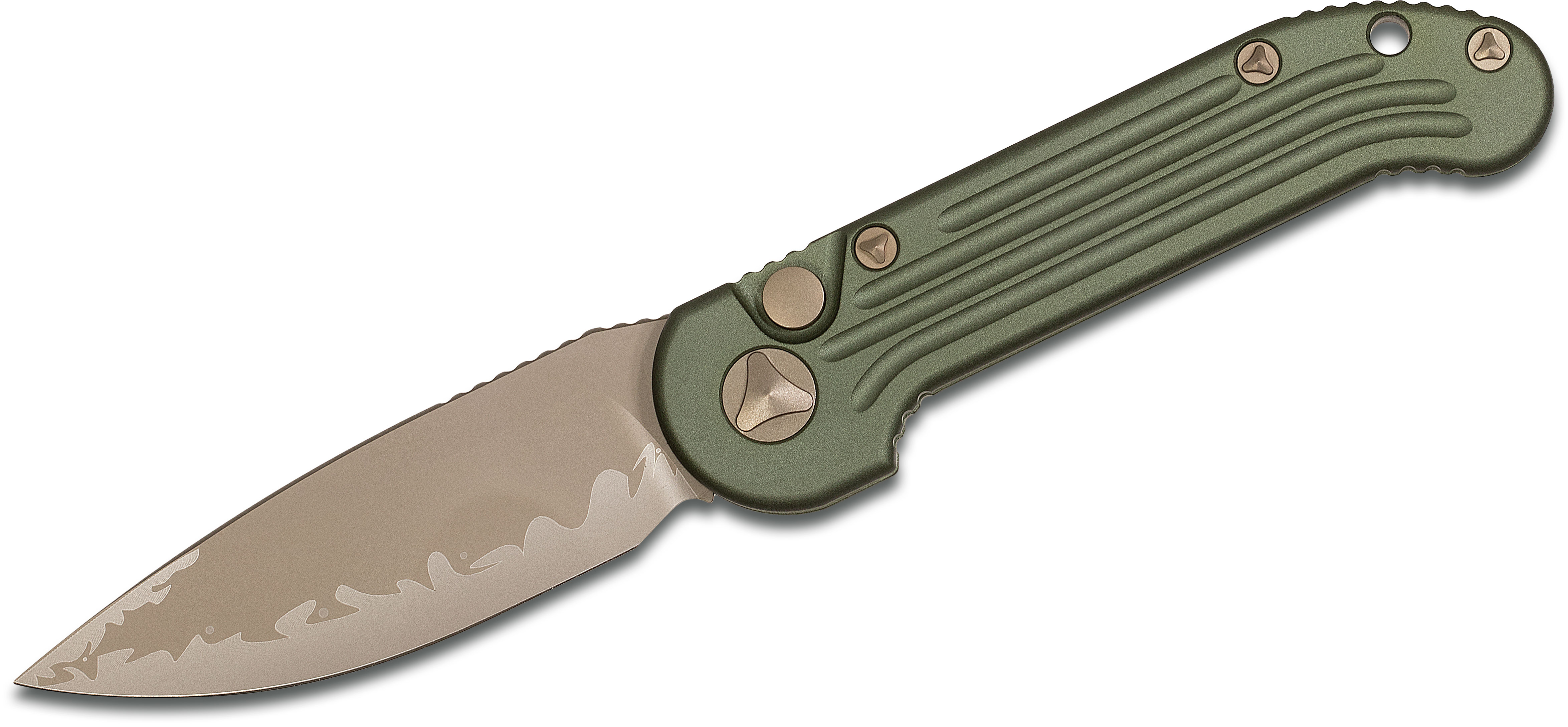 Microtech 135-13KAOD Bronze LUDT Katana AUTO 3.375