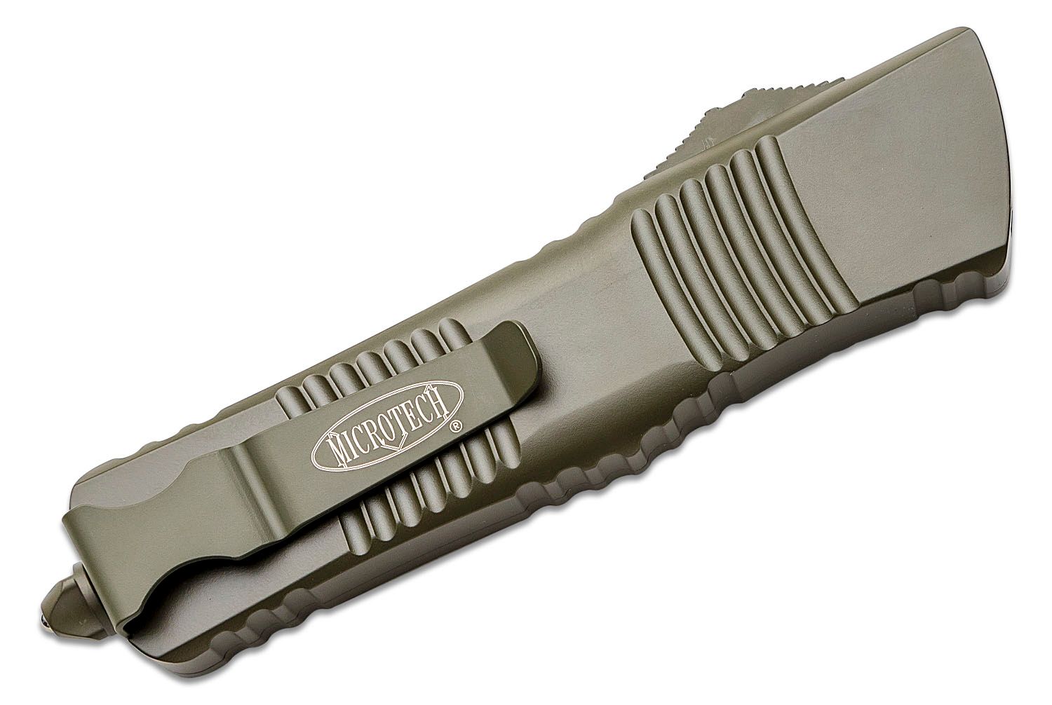 Microtech Combat Troodon OTF Knife- Double Edge- CERAKOTED Dark Tungst