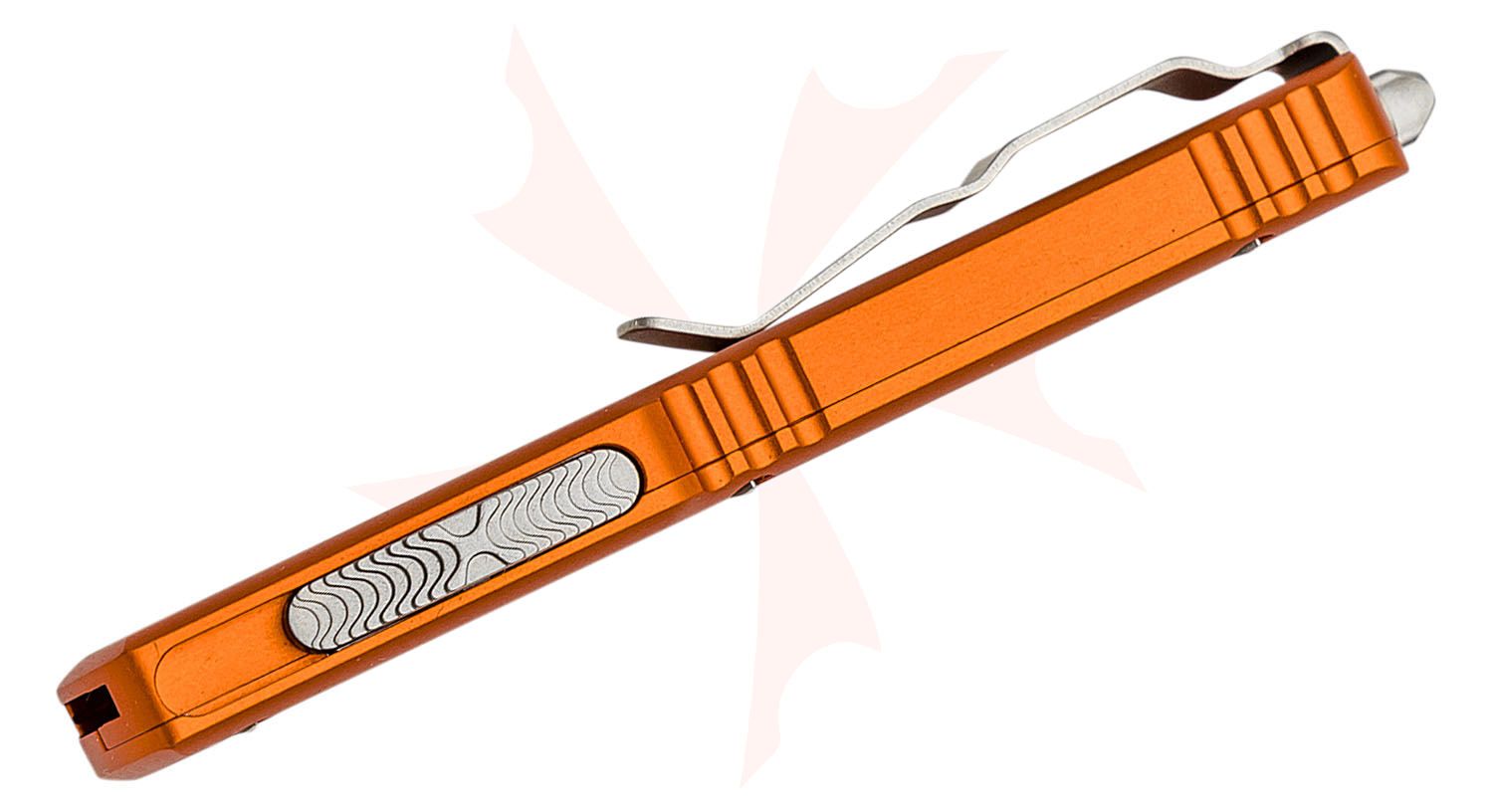 Microtech 147-10OR UTX-70 AUTO OTF Knife 2.41" Stonewashed Double Edge  Dagger Blade, Orange Aluminum Handles - KnifeCenter - Discontinued