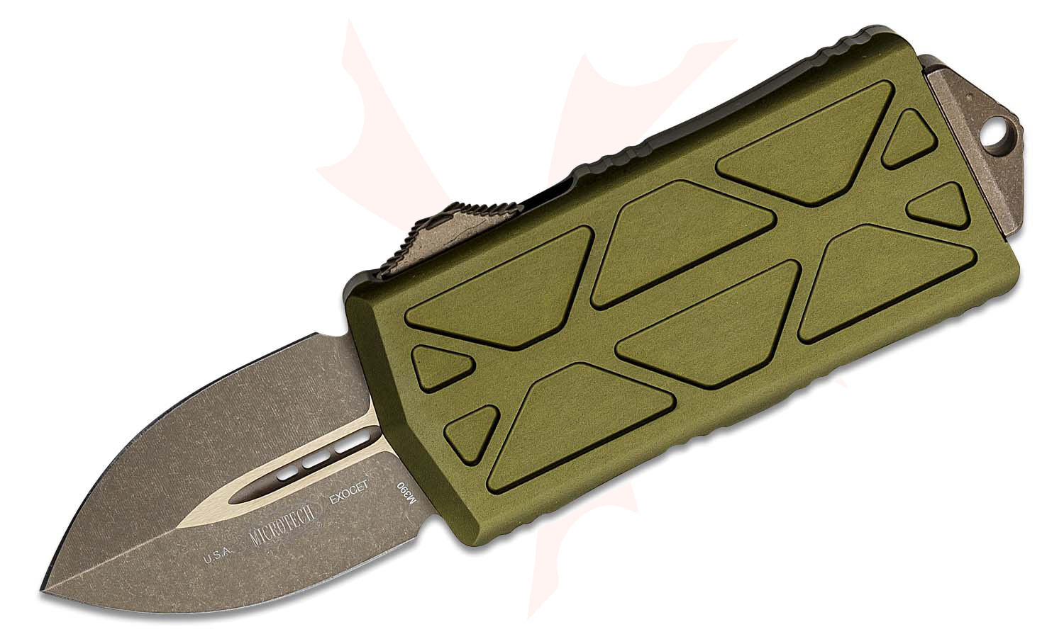 Microtech 157-13APOD Exocet OTF Money Clip AUTO Knife 1.98