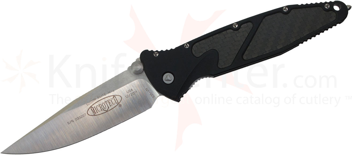 MICRO TECH SOCOM ELITE S35-VN マイクロテック　ソーコムエリート　フォールディング　ナイフ SOCOM Elite Auto S⁄E Stonewash Standard (160A-10) \u2013 MTK Inc.