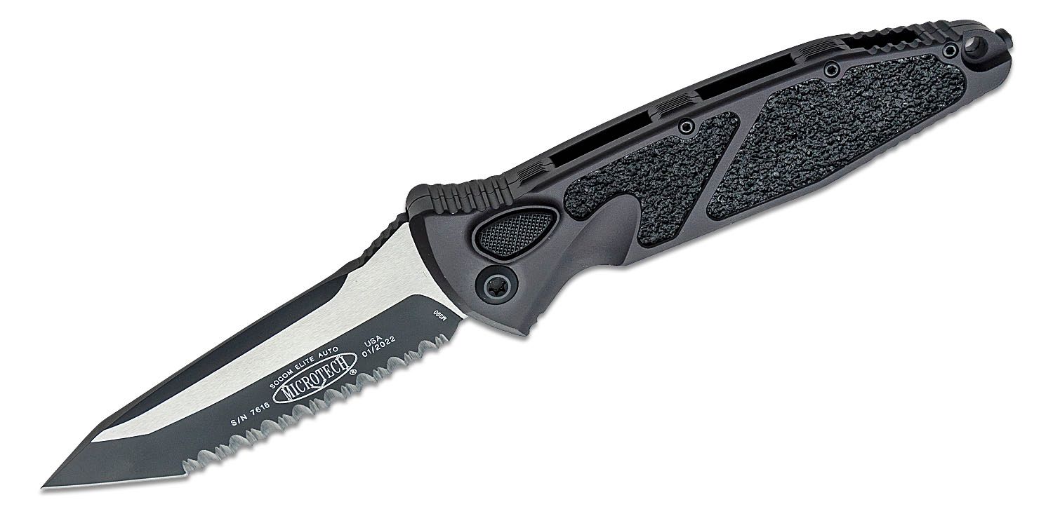 Microtech 161A-3T Socom Elite Tactical AUTO Folding Knife 4.05