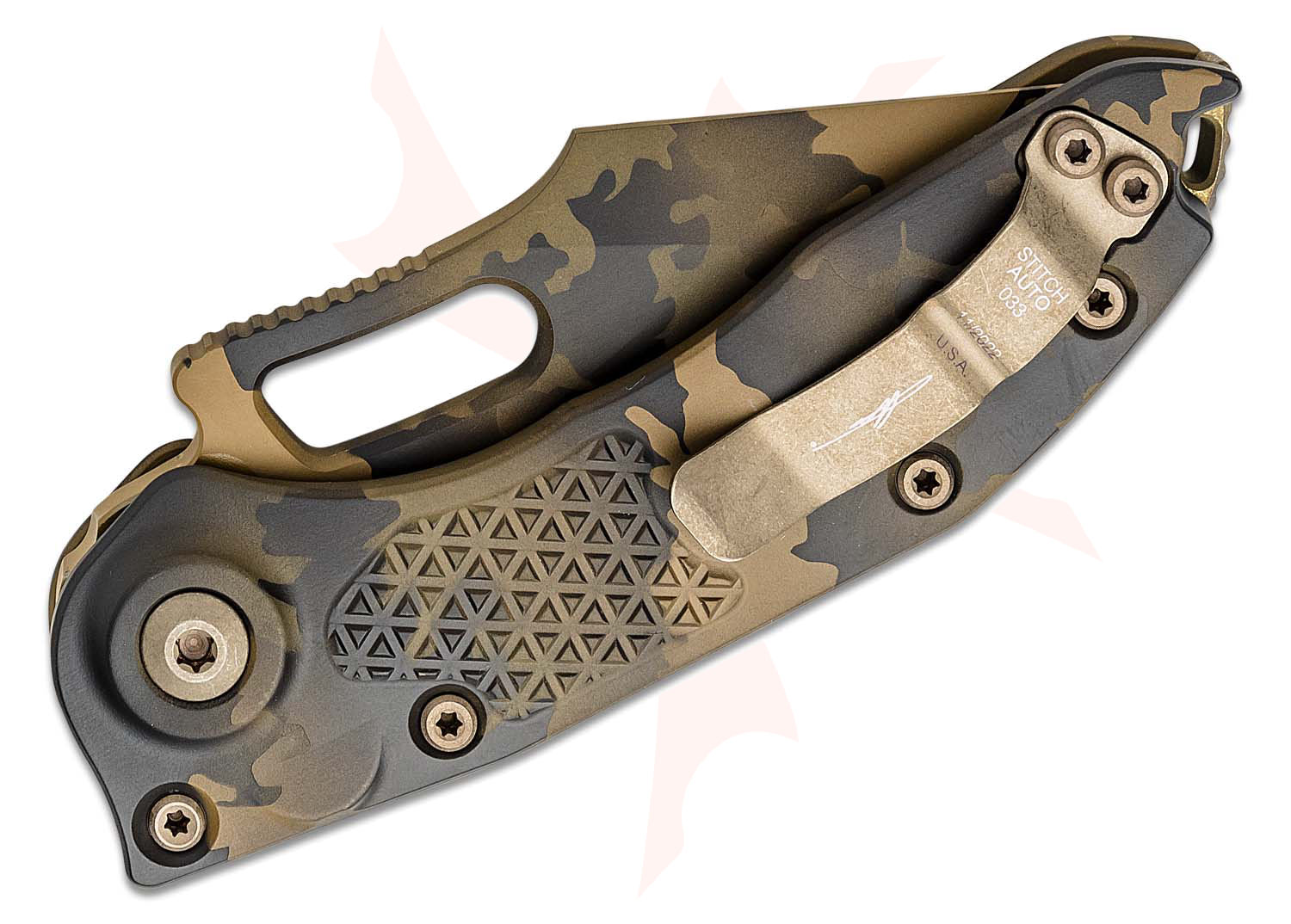 Microtech/Borka Blades 169-3CCS Signature Series AUTO Stitch 3.625