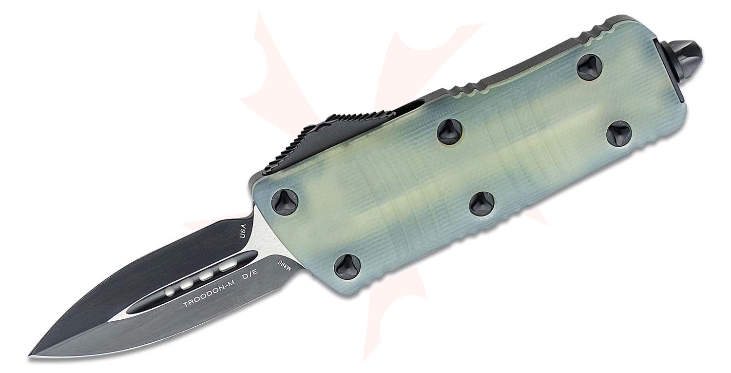 Microtech 238-1GTJGS Signature Series LVCKS 2022 Troodon Mini OTF
