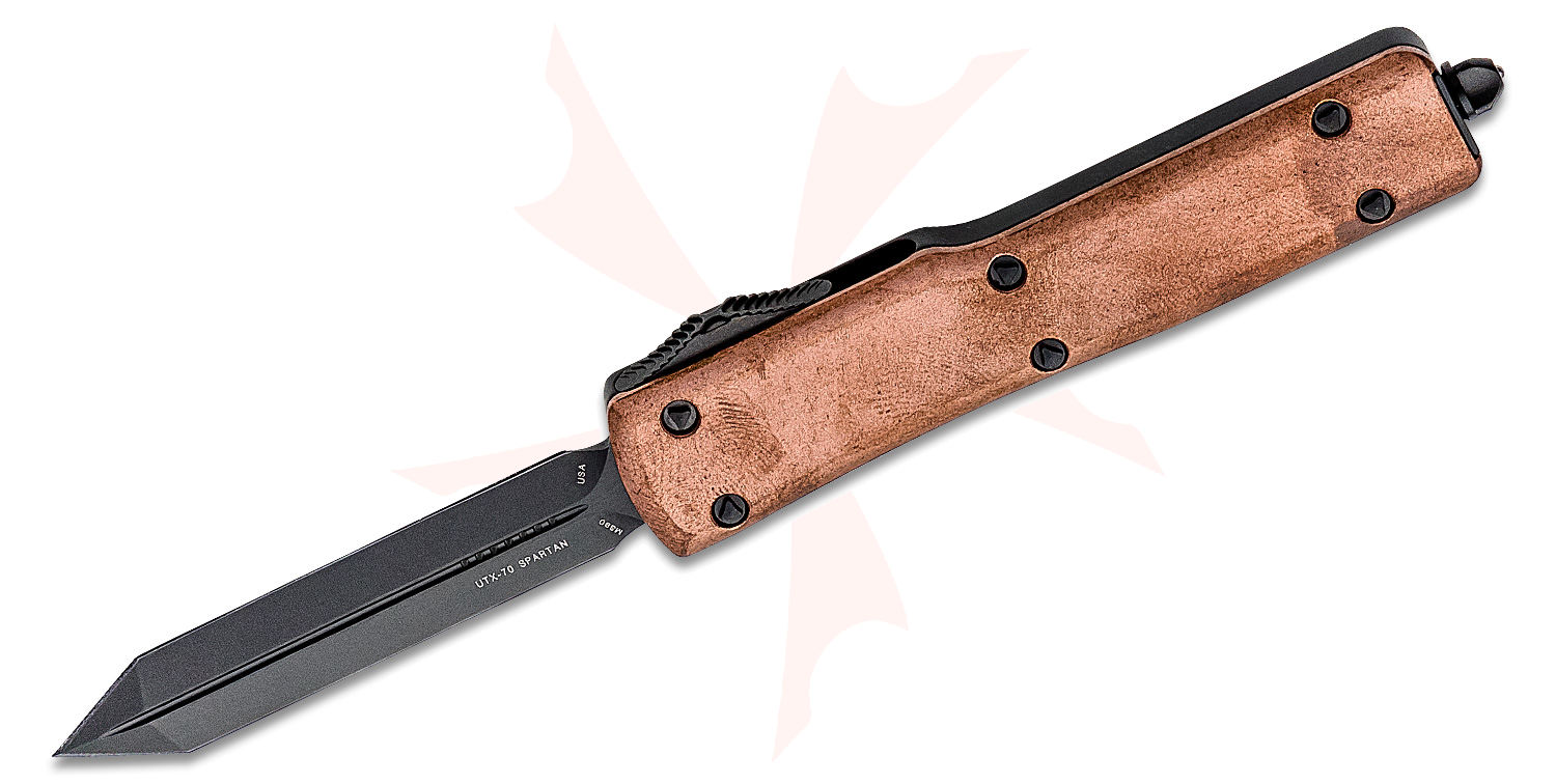 Microtech 249-1DLCTCPS Signature Series UTX-70 AUTO OTF Knife 2.41