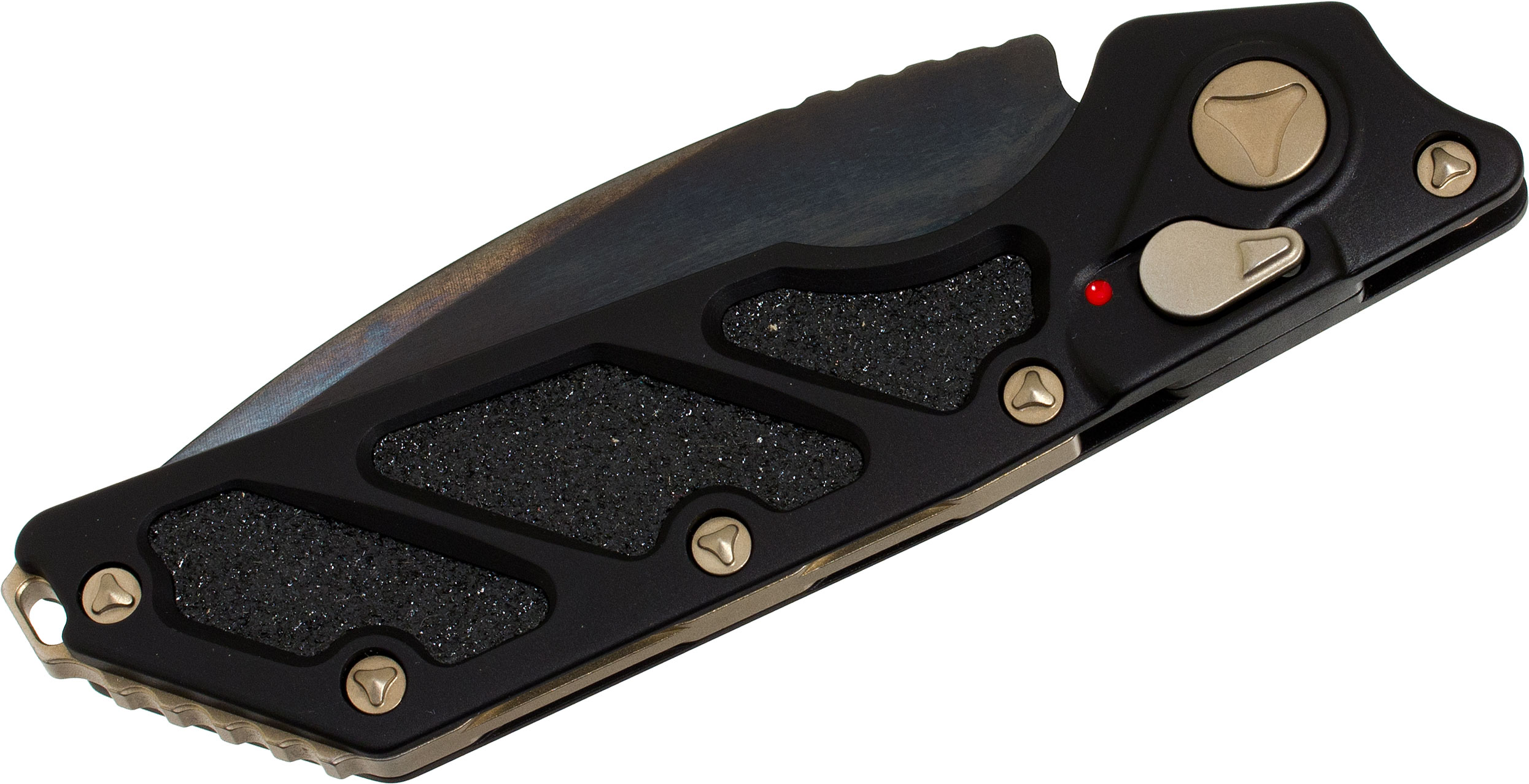 Microtech DOC Killswitch Death on Contact AUTO 4" Black DLC Plain Blade ...