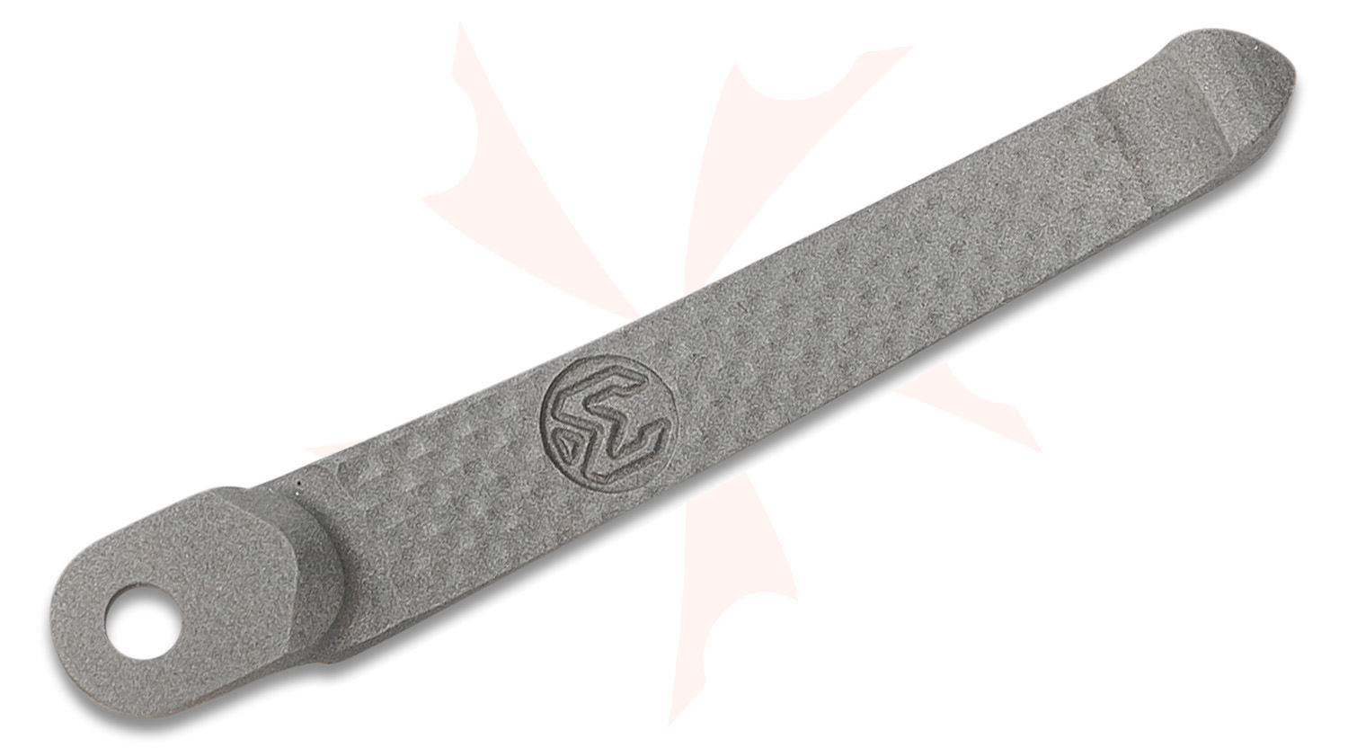 Millit Machined Titanium Clip for Chris Reeve Knives, Mill Pattern V2