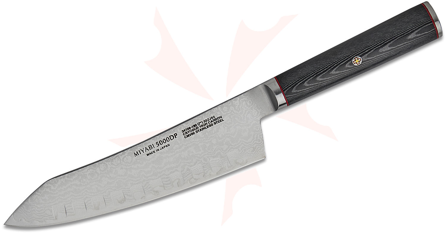 Zwilling J.A. Henckels Miyabi Kaizen 7" Hollow Edge Rocking Santoku