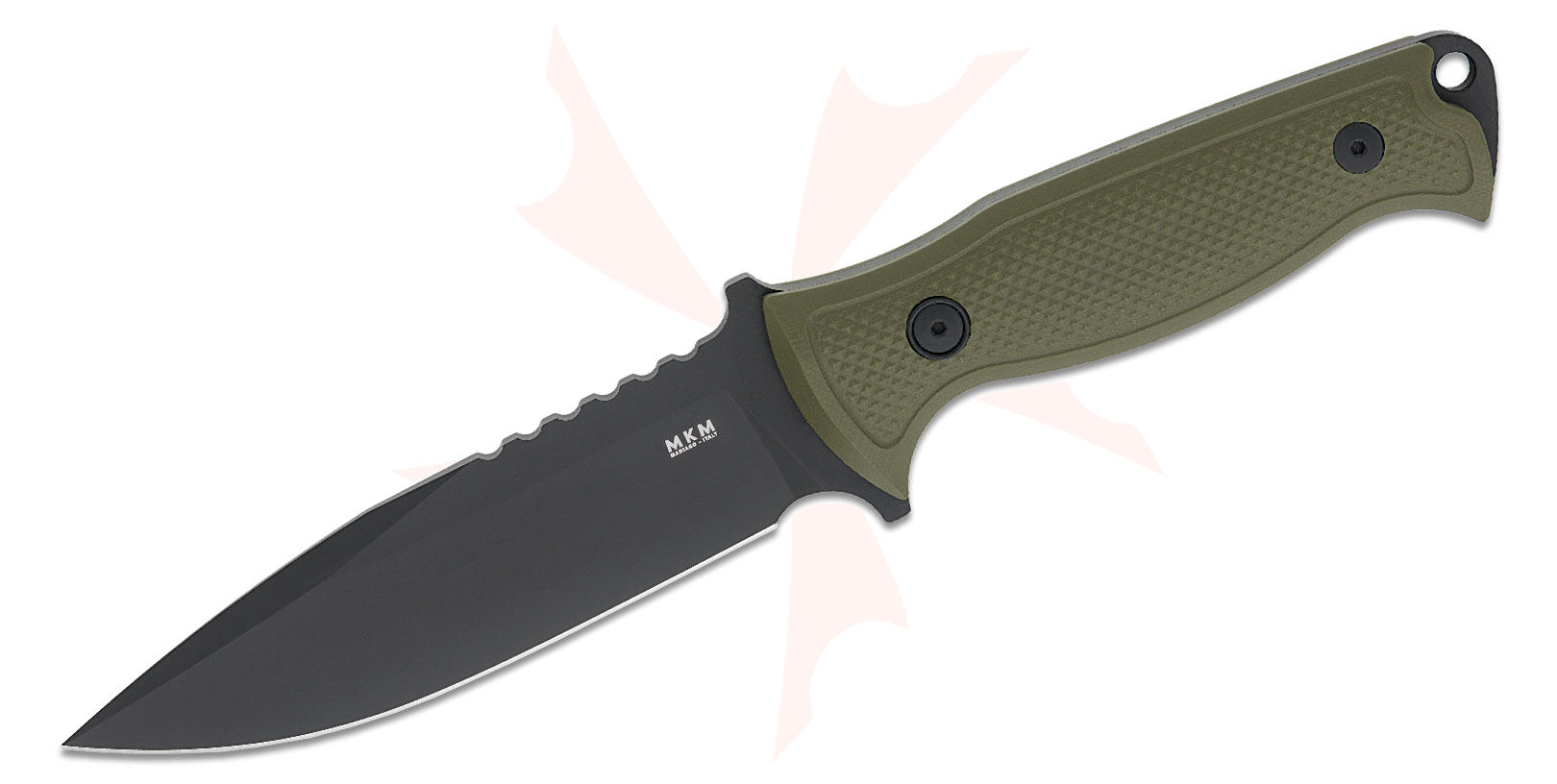 MKM Les George Delta Fixed Blade Knife 4.94