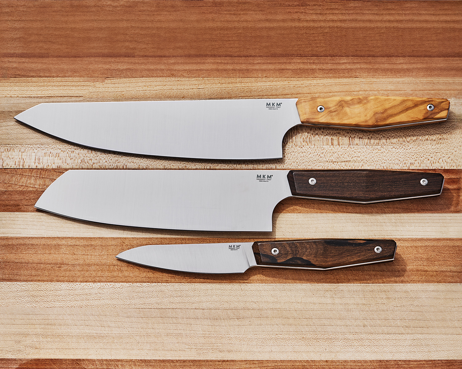 MKM Jens Anso Prima Kitchen Paring Knife 4" X50CrMoV15 Satin Utility