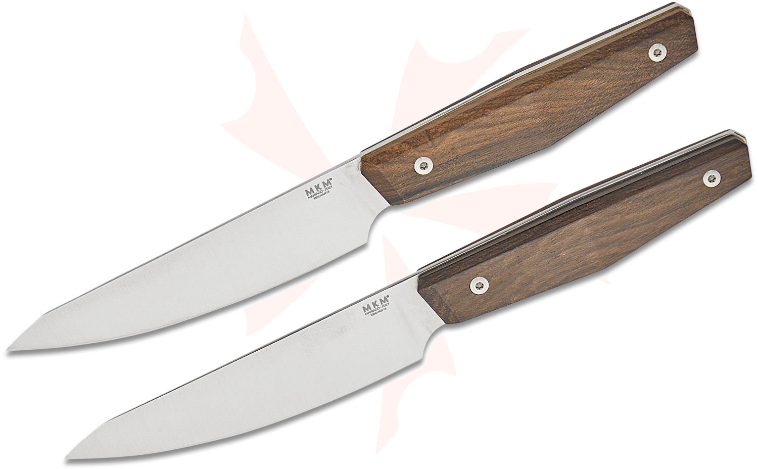 MKM Jens Anso Prima Kitchen 2Piece Steak Knife Set 4.63" X50CrMoV15