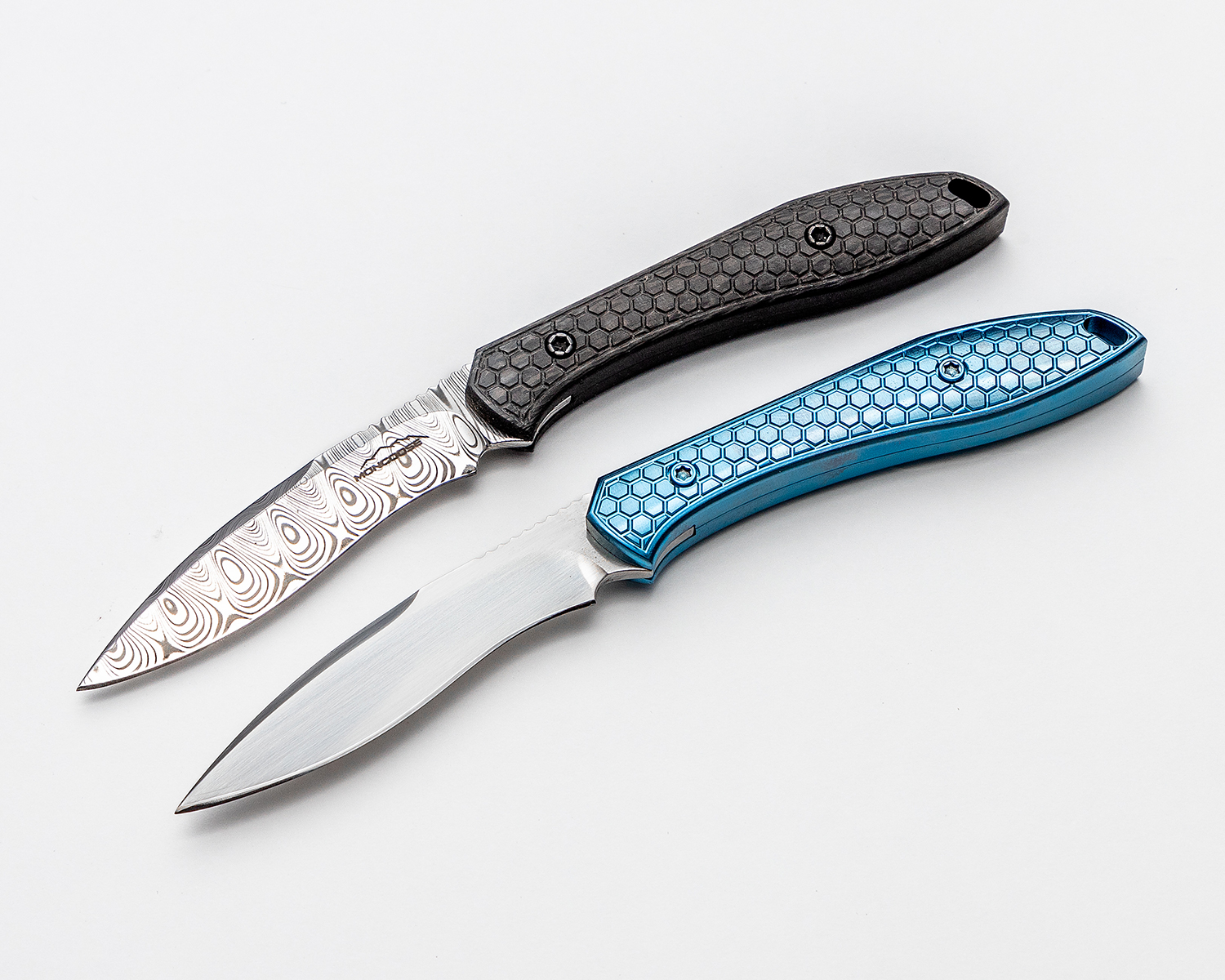 MOEN GEC8 JR (2nd Edition）美品 Jerry Moen Custom Mini Mongoose Pocket Fixed Blade Knife 2.5