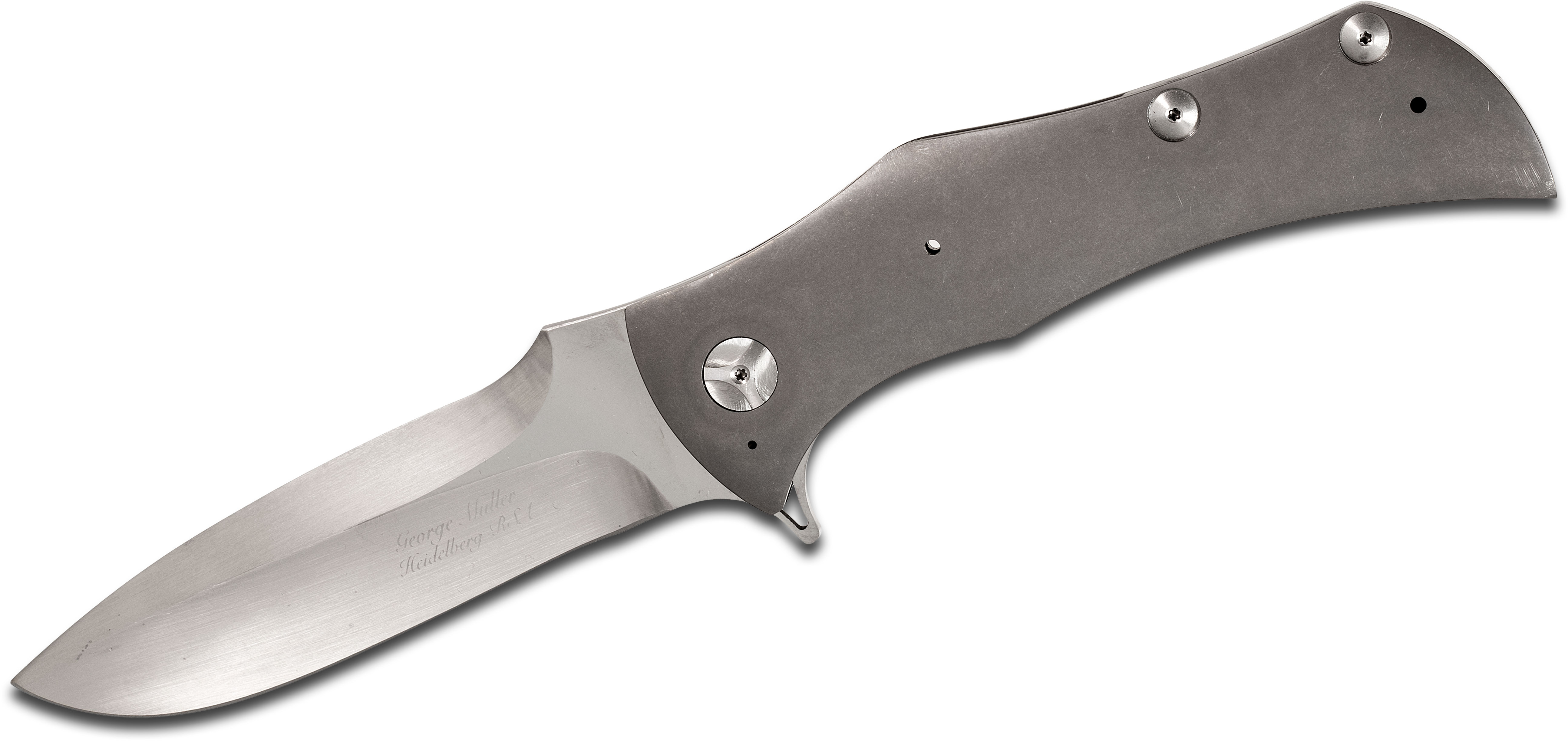 George Muller Custom FL CC Frame Lock Flipper 3.875