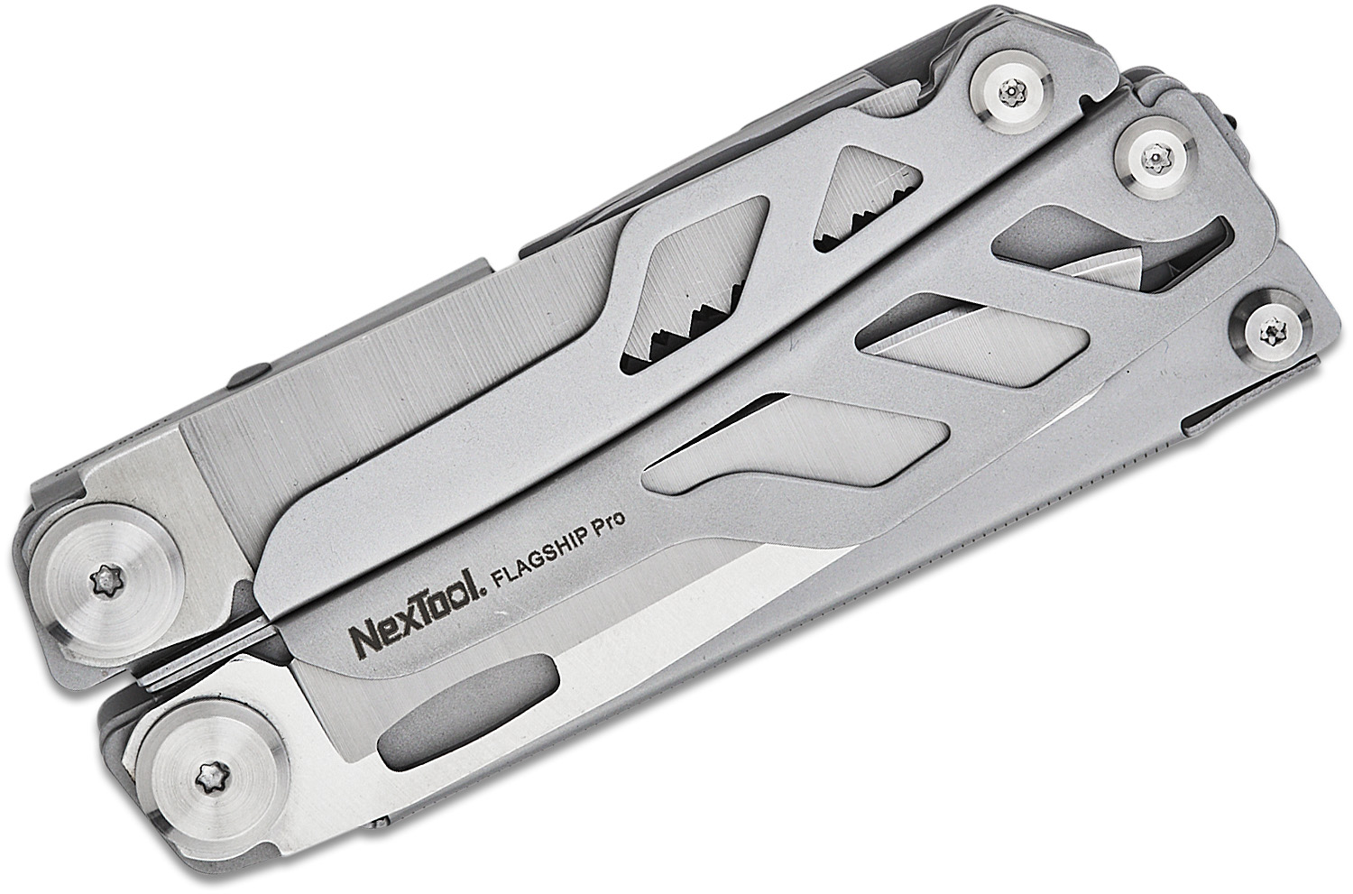 NexTORCH NexTool Flagship Pro Multi-Tool, Silver Stainless Steel ...