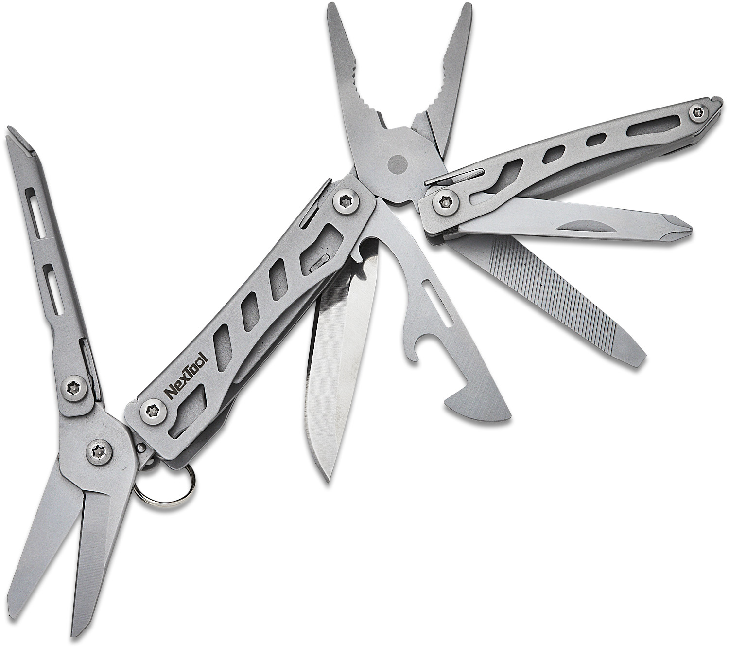 NexTORCH NexTool Mini Flagship Multi-Tool, Silver Stainless Steel ...