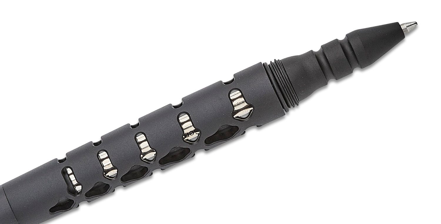 NexTORCH NexTool NP20 Dino Bone Tactical Pen, Black Aluminum, 5.8 