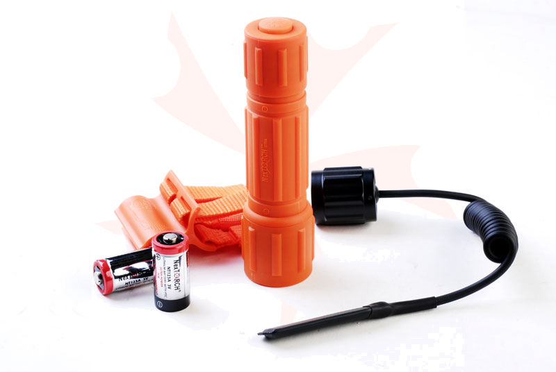 NexTORCH GT6A-S Set Xenon Flashlight Set (Orange) 80 Lumens