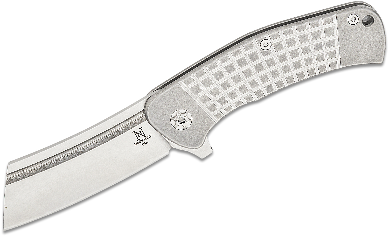 Nicholas Nichols Knives Dreadnought Frame Lock Flipper Knife 3.25