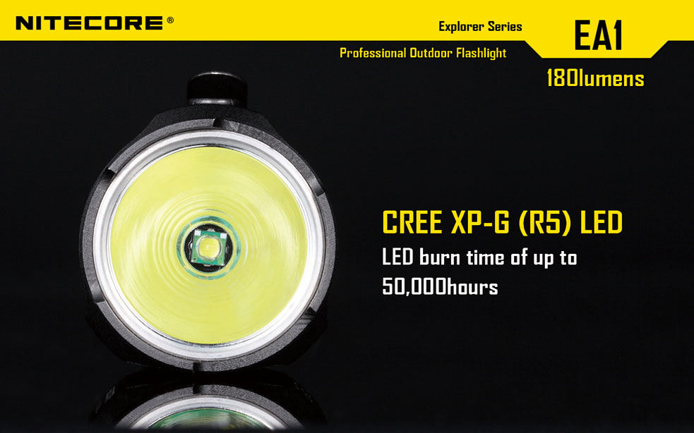 NITECORE Explorer EA1 AA LED Flashlight, 180 Max Lumens
