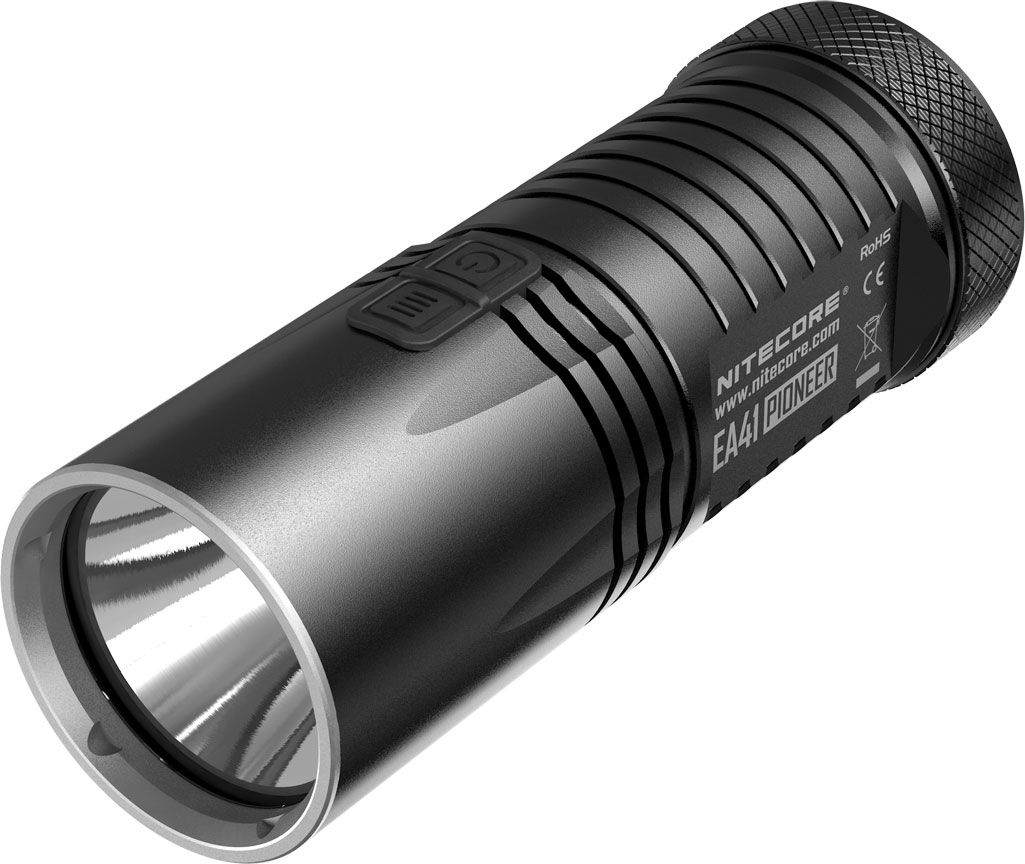Nitecore EA41 960 Lumens 344 yards LED Flashlight EA4 Upgrade Use 4x AA 
