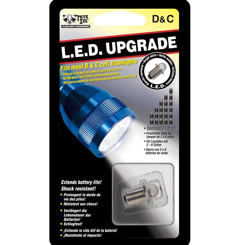 Nite Ize LRB-07-PR LED Upgrade Bulb For  C and D Cell Maglite Flashlights 