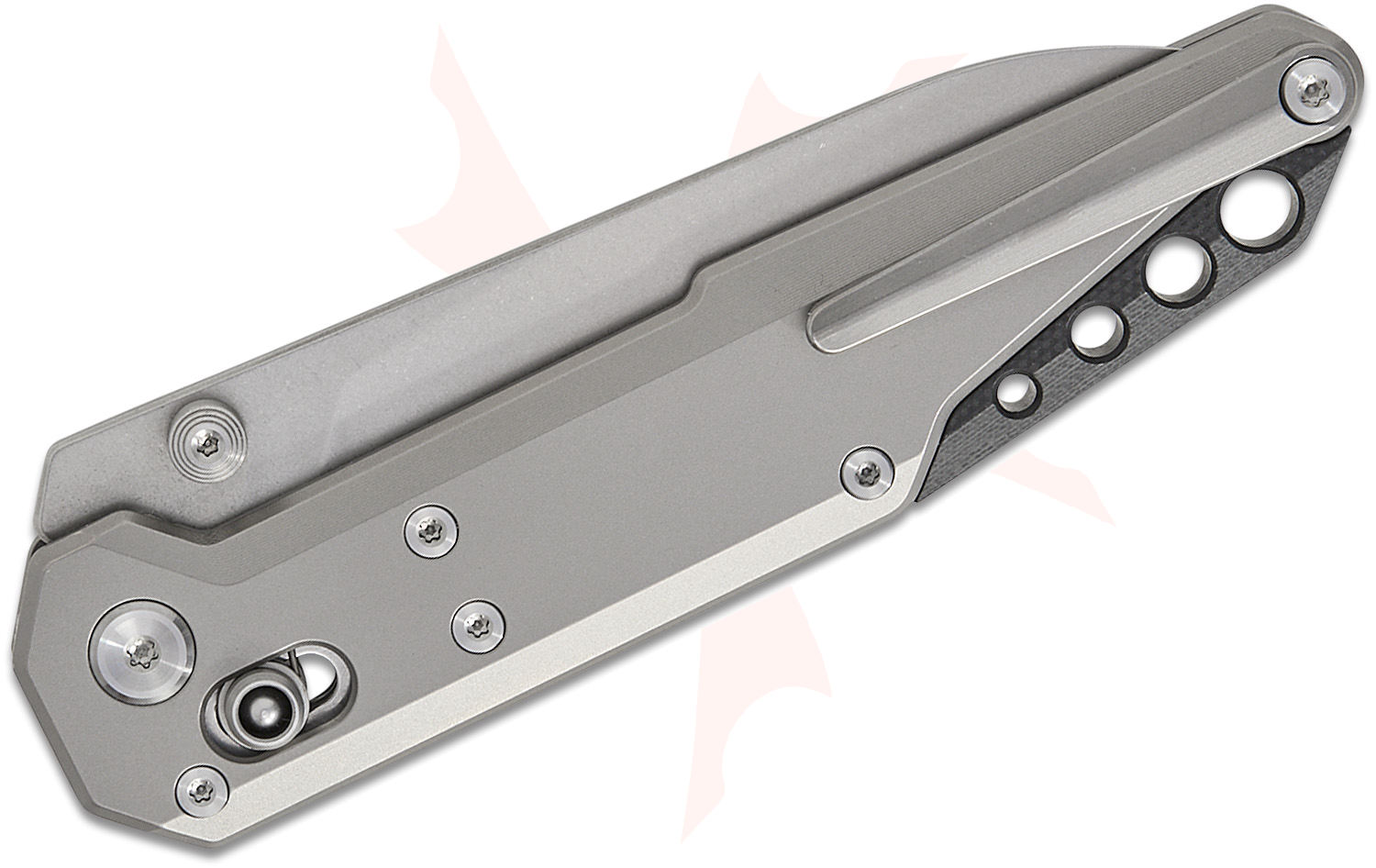 NOC Knives Dark Feather Crossbar Lock Folding Knife 3.11