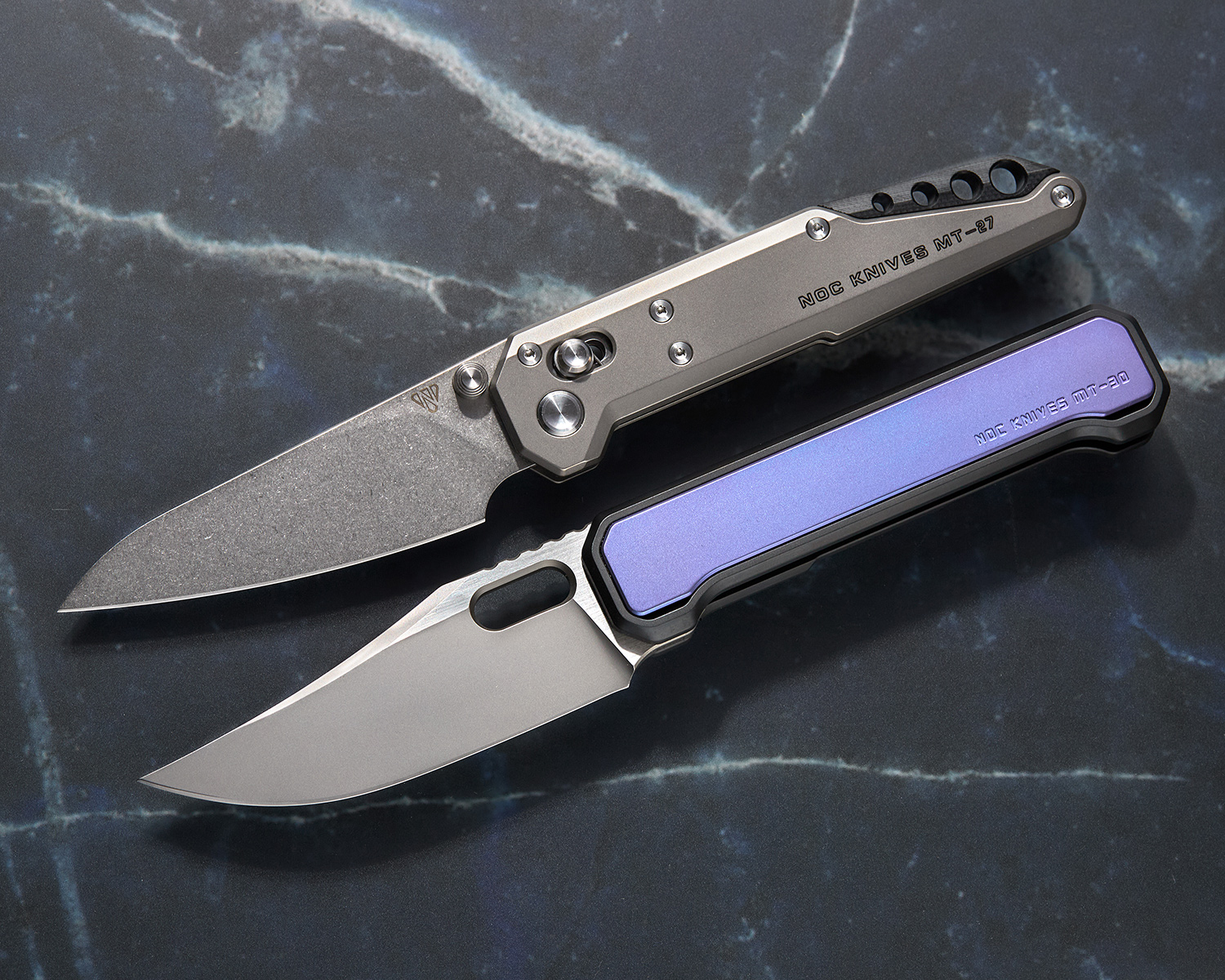 NOC Knives MT-30 Interchangeable Scale Frame Lock Folding Knife