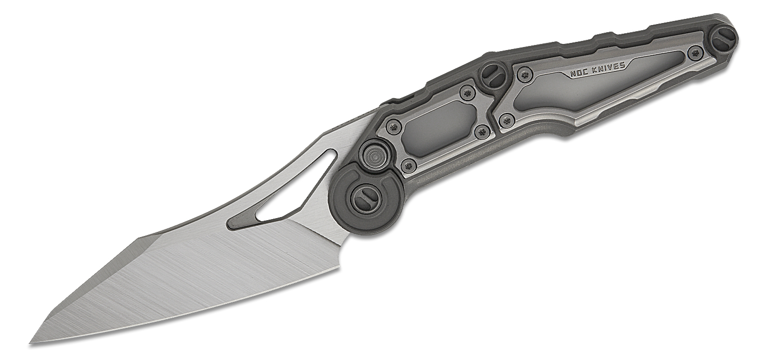 NOC Knives MT-32 Button Lock Front Flipper Knife 3.3