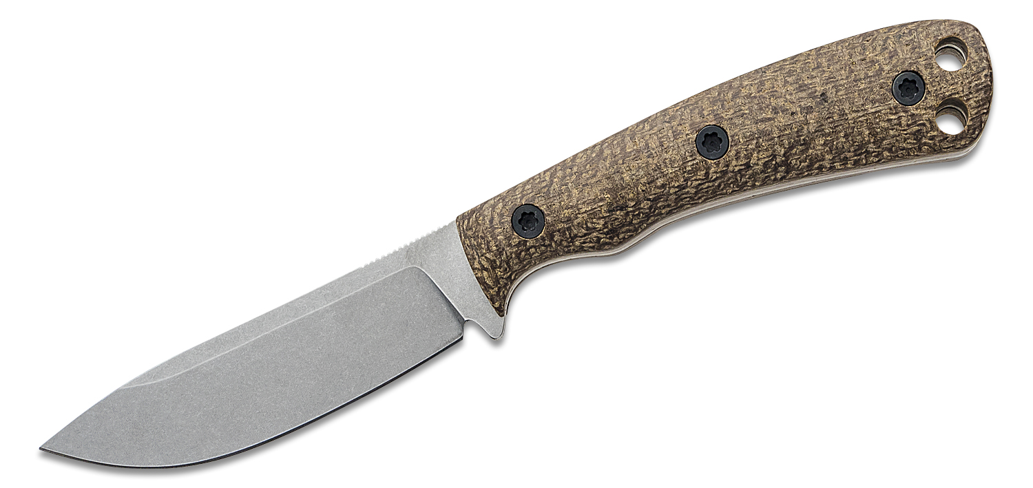 Norden Knives Ascent Fixed Blade Knife 3.75" CPM3V Stonewashed Drop