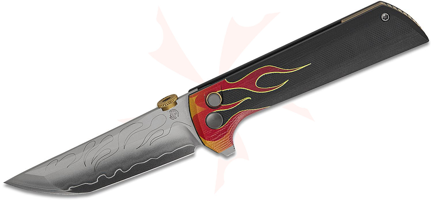 North Mountain Blade Chop 2 Button Lock Flipper Knife 3.5