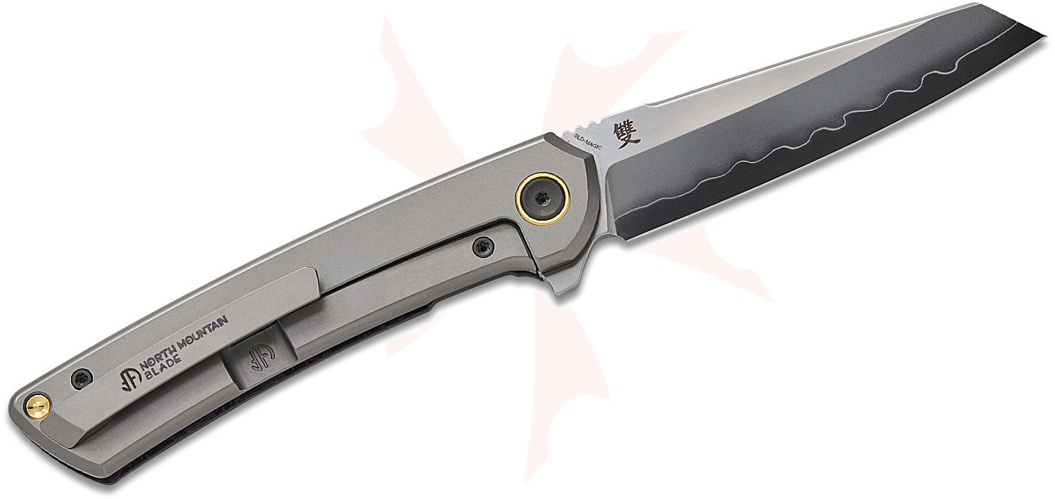 North Mountain Blade Echo Frame Lock Flipper Knife 3.5