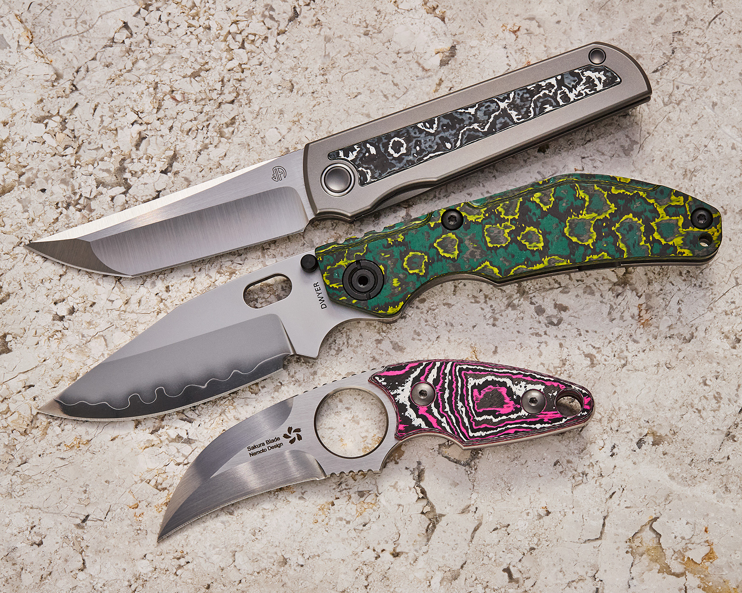 North Mountain Blade Nemoto Claw Fixed Blade Knife 2.19