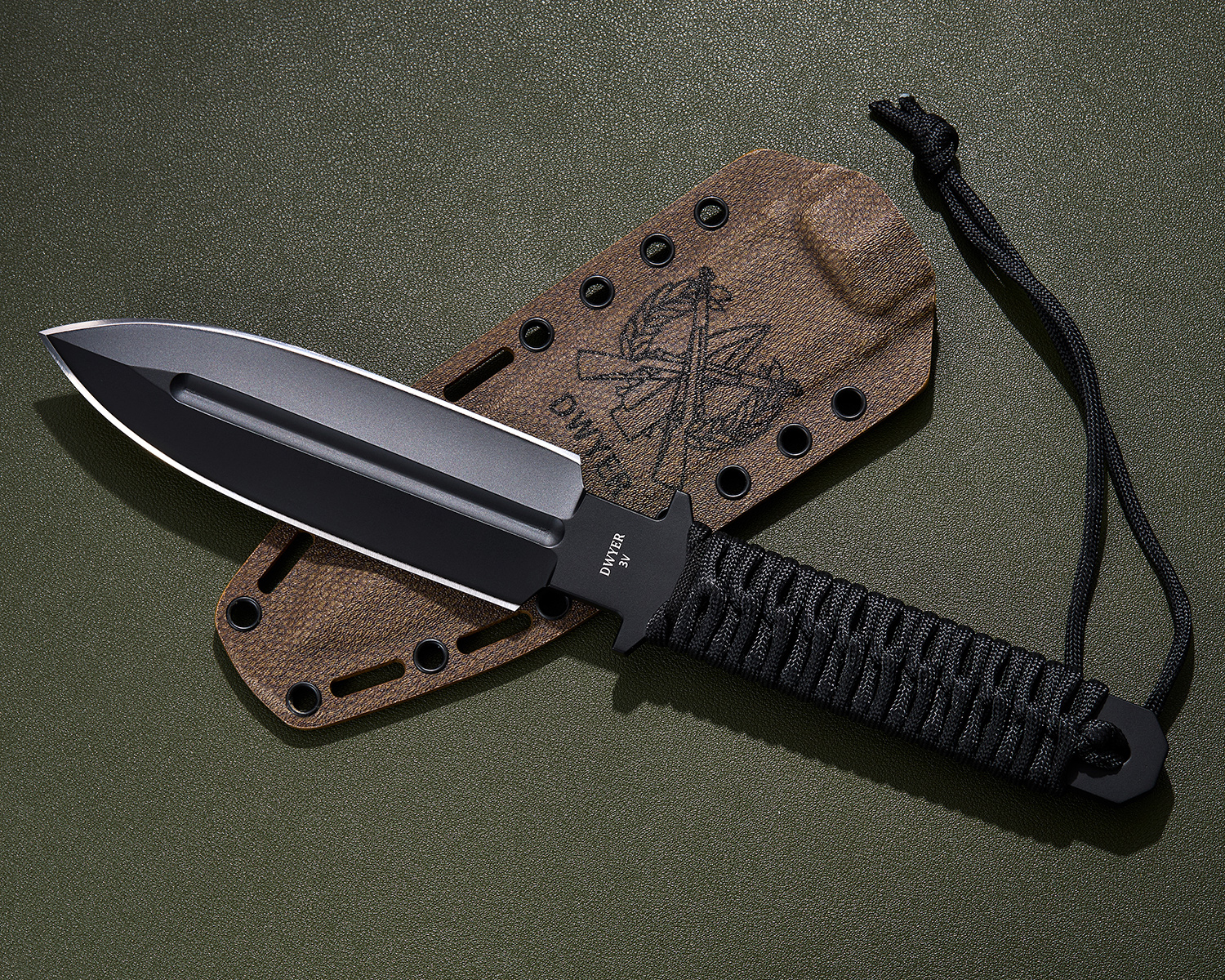 North Mountain Blade Duane Dwyer JW Fixed Blade Knife 6.75